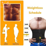 Waist Trainer Neoprene Men Body Shaper Slimming Strap Fitness Sweat Shapewear for Fat Burner