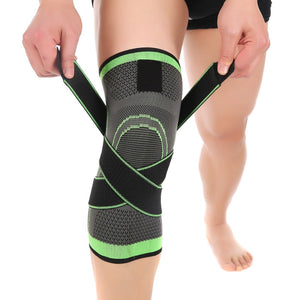 3D Pressurized Indoor Outdoor Fitness Knee Support Braces Elastic Sports Compression Pads Sleeve